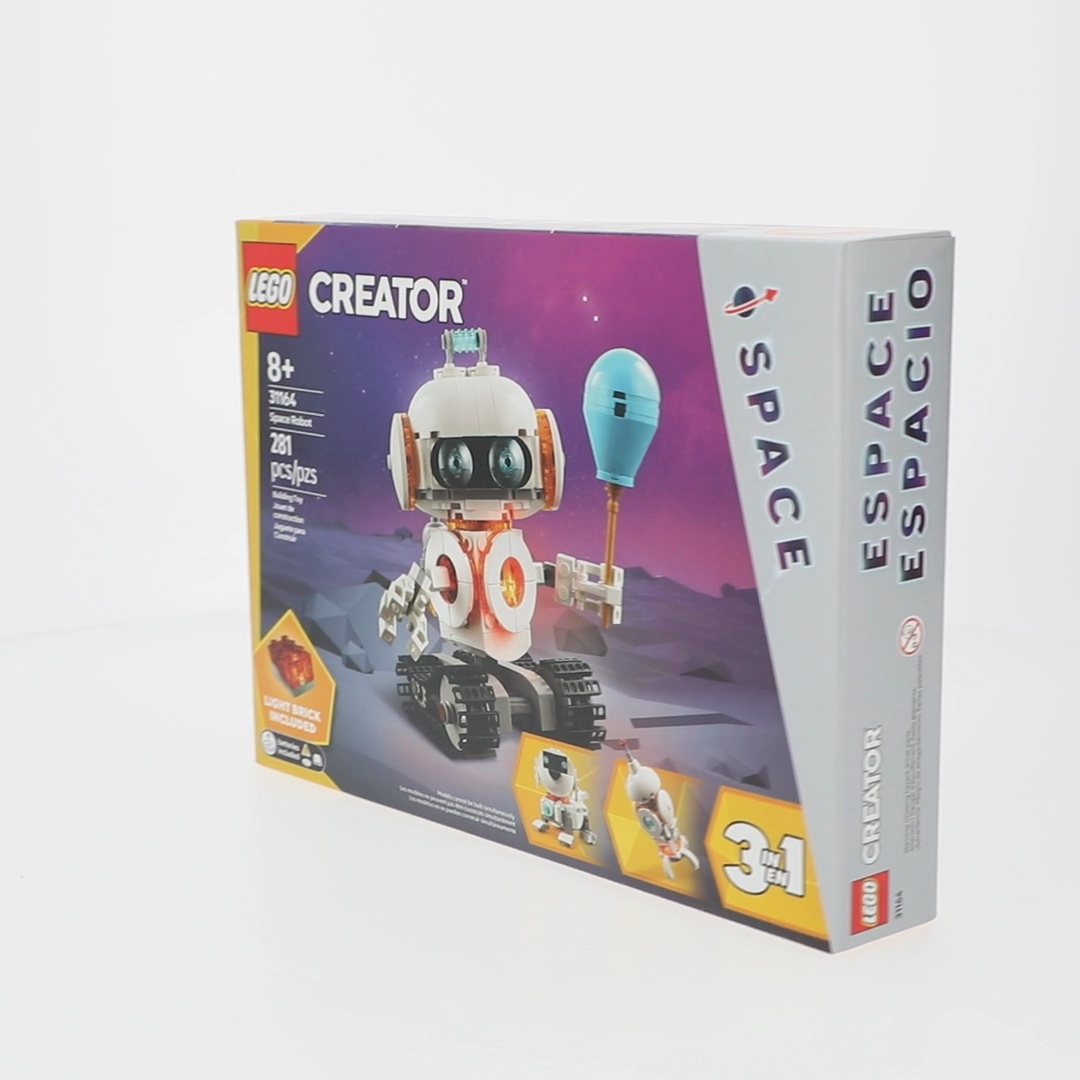 Free Shipping! LEGO Space Robot Toys 3-in-1 Building Kit with
