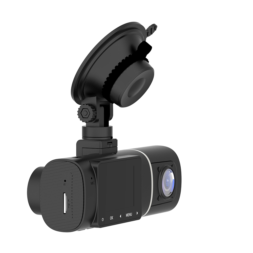ABASK J05 Dashcam Auto Dual 1080P Infrarot Nachtsicht Dash Cam Vorne Innen  mit 32GB SD-Karte, LCD, 310° Weitwinkel, Autokamera mit Parküberwachung und
