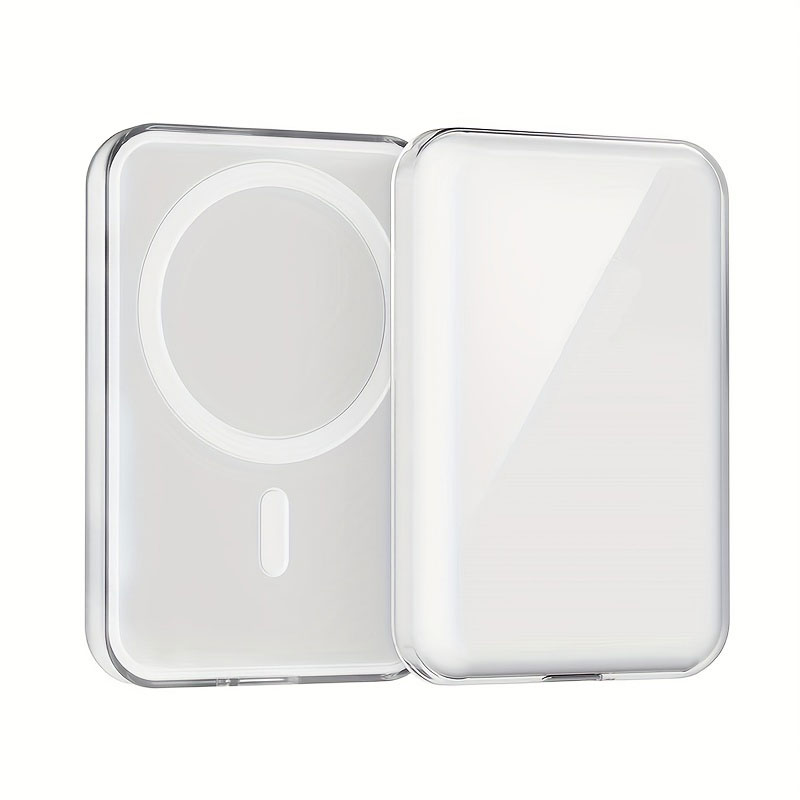 thumbnail video image 2 of Hybrid Clear Case Compatible with MagSafe Battery Pack TPU Hybrid Technology, Anti-Yellowing, Crystal Clear, Shockproof Cover, Protective Case, 2 of 7