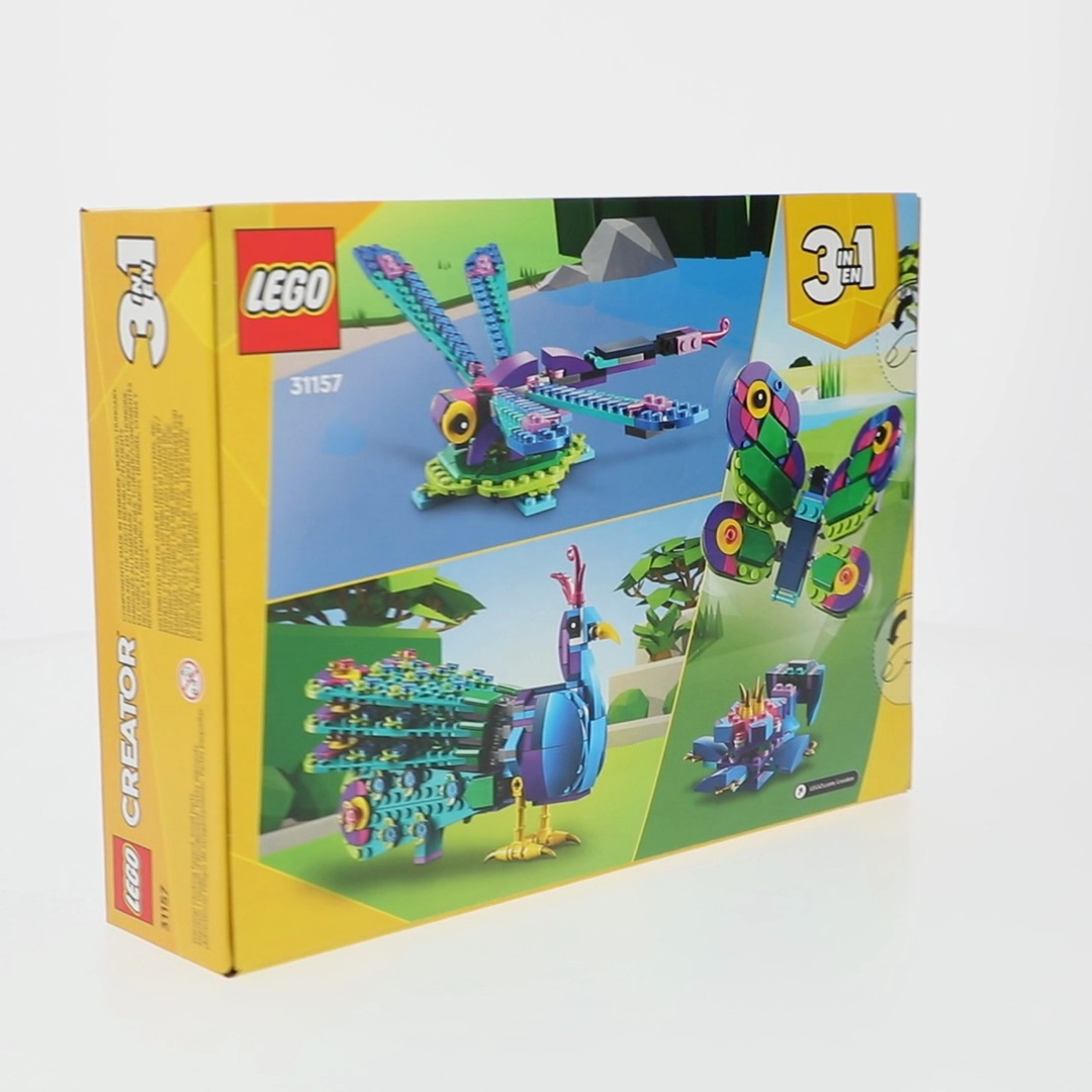 LEGO Creator 3 in 1 Exotic Peacock Building Set for Kids