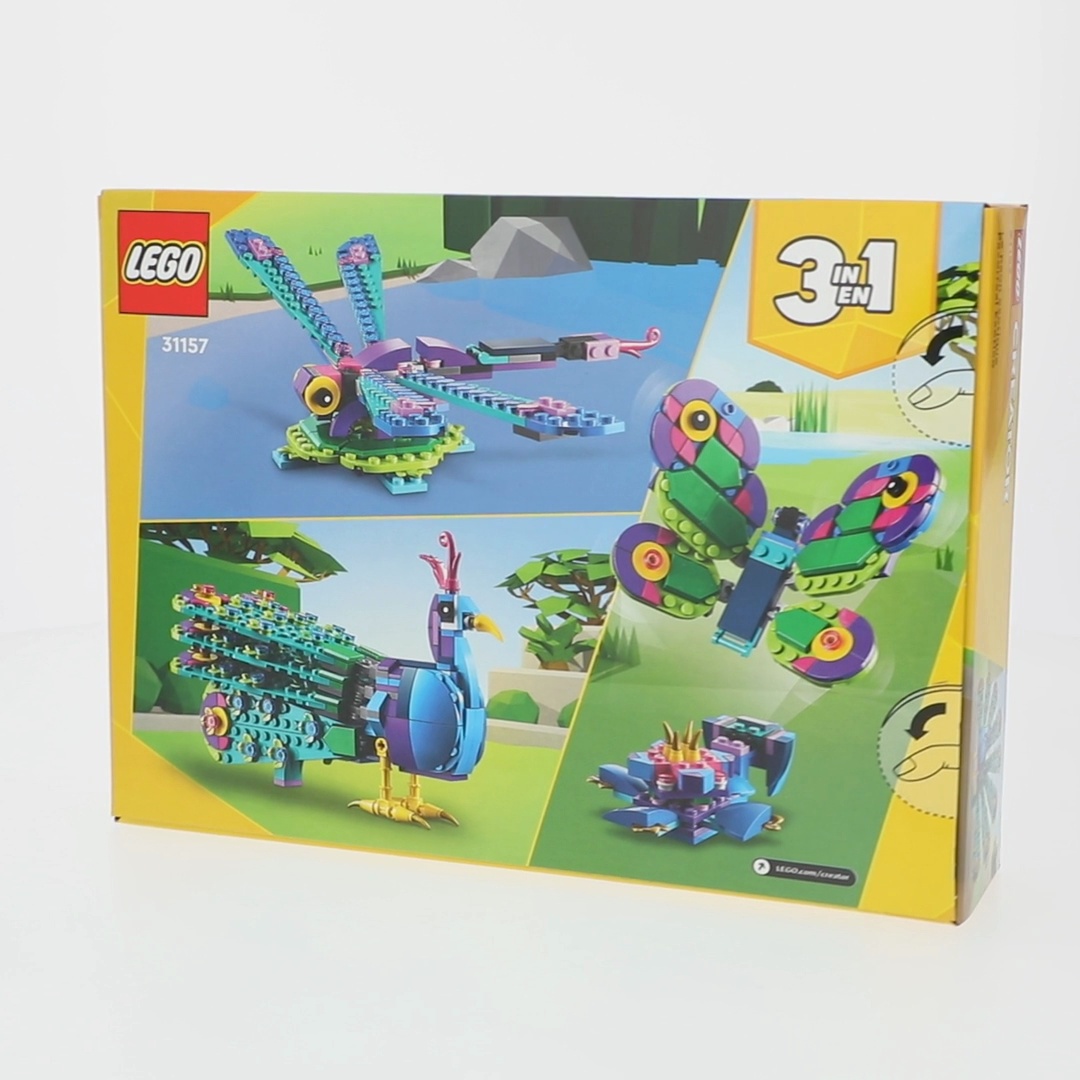 LEGO Creator 3 in 1 Exotic Peacock Building Set for Kids