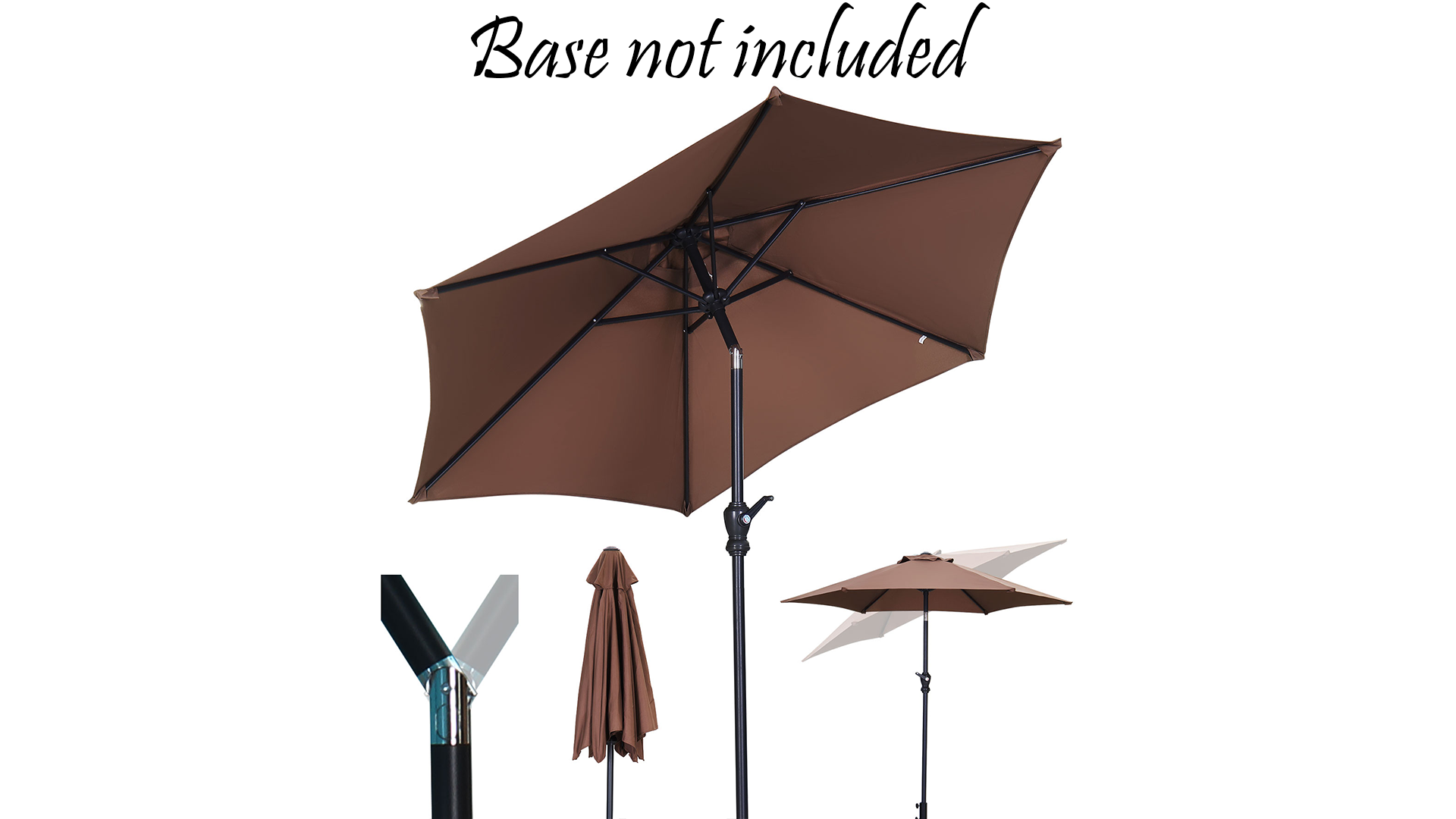 can a patio umbrella handle rain Kiss the Water 10' x 6.5' Umbrella, Rectangular Patio Umbrella, Metal Pole Square Outdoor with Crank and Push Button Tilt, Large Outdoor Umbrella with Polyester Canopy, Dark Red A wind vent at the top of the sunbrella ensures proper ventilation allowing the umbrella to remain secure and stable on the ground.Outdoor Umbrella Information ESILOO 10 ft. Outdoor Patio