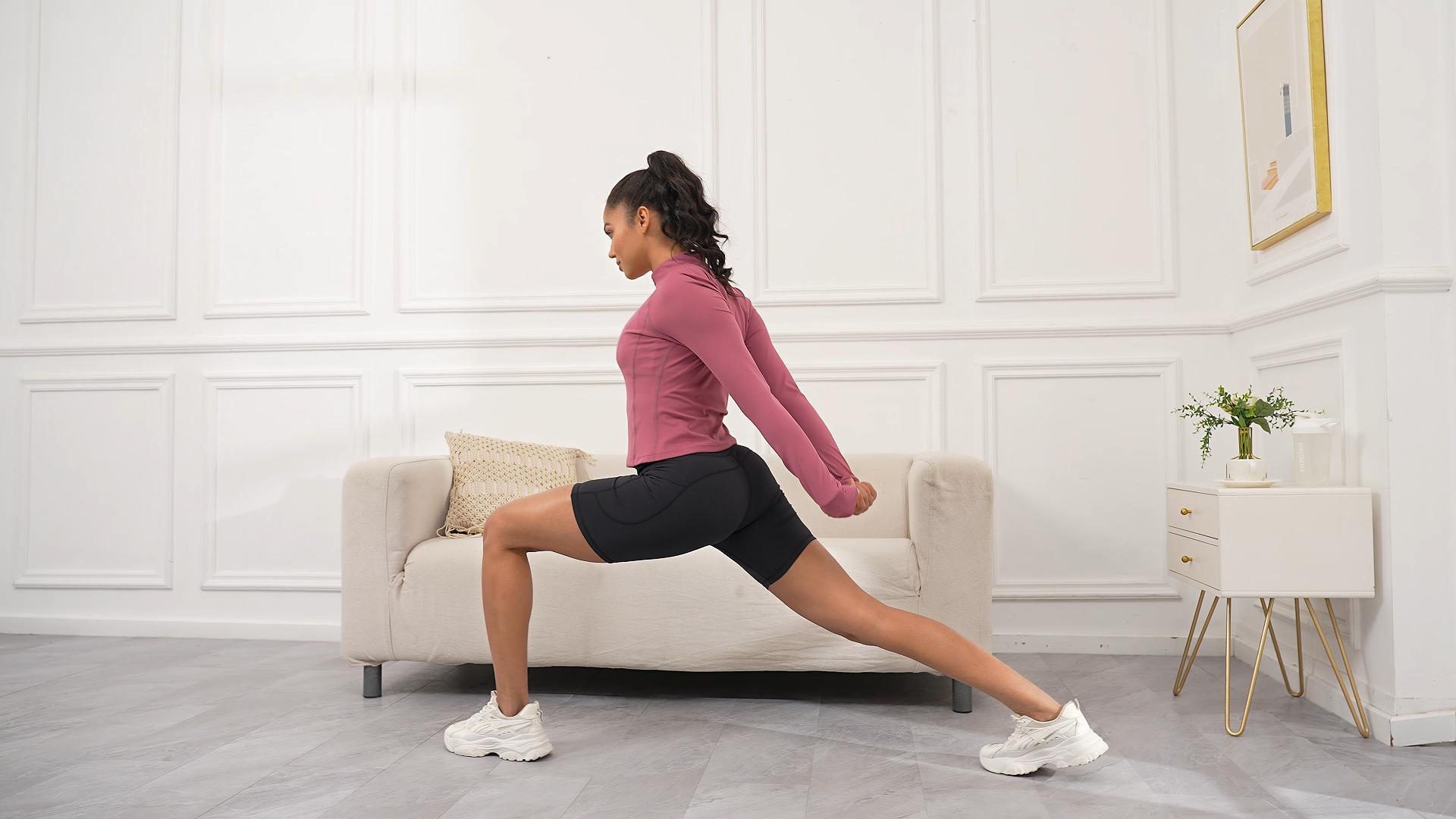 thumbnail video image 2 of NELEUS Womens Athletic Jackets Zip Up Yoga Workout Jacket Short Coat Slim Fit With 2 Inner Pockets,Light Green,US Size M, 2 of 9