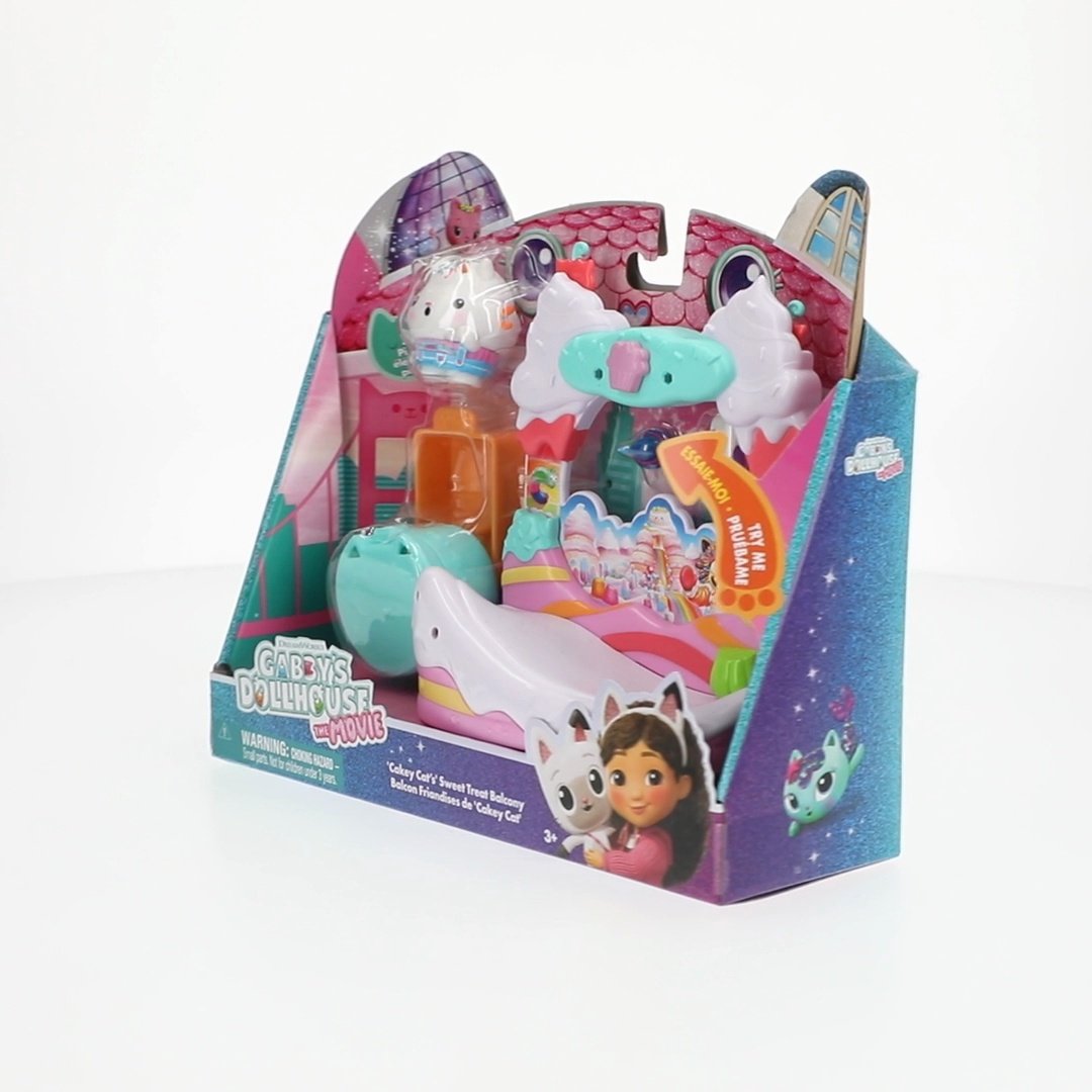 Balcón Confitería De Gabby's Dollhouse – Playset De La Película, Multicolor (Spin Master 6074162)