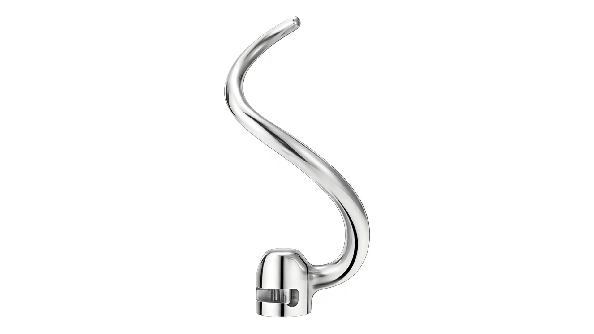 thumbnail video image 2 of Stainless Steel Dough Hook for KitchenAid 5.5-6QT Bowl-Lift Stand Mixers, Fit for KSM5 KV25G0X KV25G8X KV25H0X KP26M1X KP26M8X, Heavy Duty, Dishwasher Safe, 2 of 7