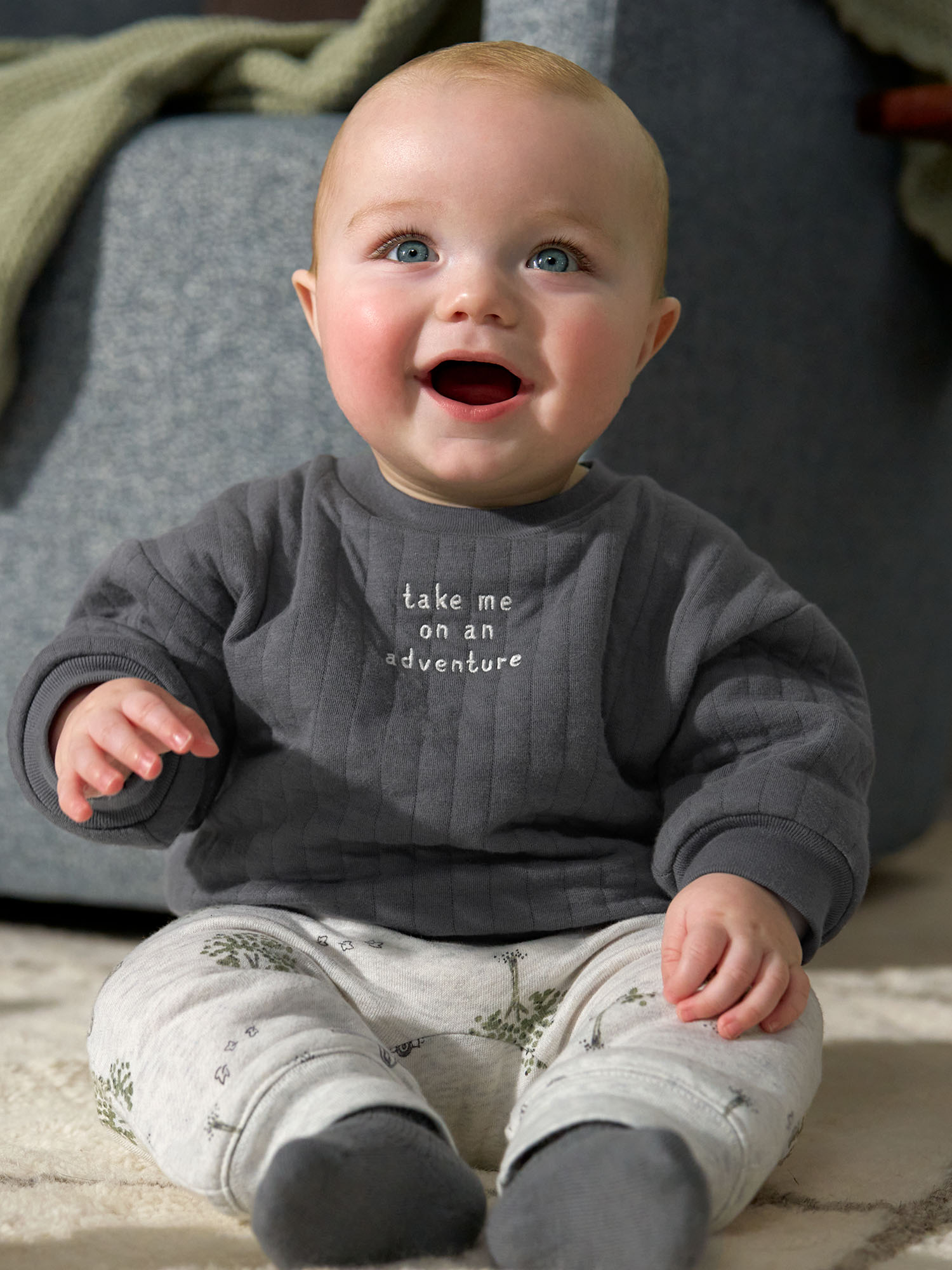 thumbnail video image 2 of Carter's Child of Mine Baby Boy Outfit Set, 2-Piece, Sizes 0/3-24 Months, 2 of 9