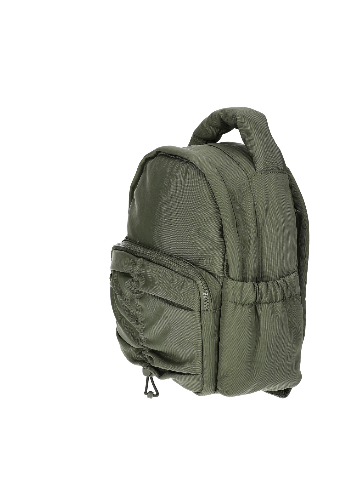 No Boundaries Women's Hands Free Puffy Mini Backpack, Olive