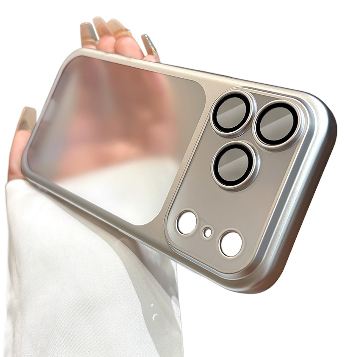 thumbnail video image 2 of Phone Case for iPhone 17 Pro Max,Camera Lens Protection,Shockproof Anti-drop,Lightweight Slim Matte Frost Mobile Phone Cover,Blue,iPhone 17 Pro-6.3", 2 of 12