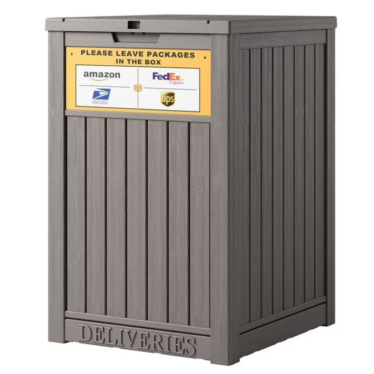 Bifanuo Package Delivery Box for Porch with Delivery Sign, Upgrade