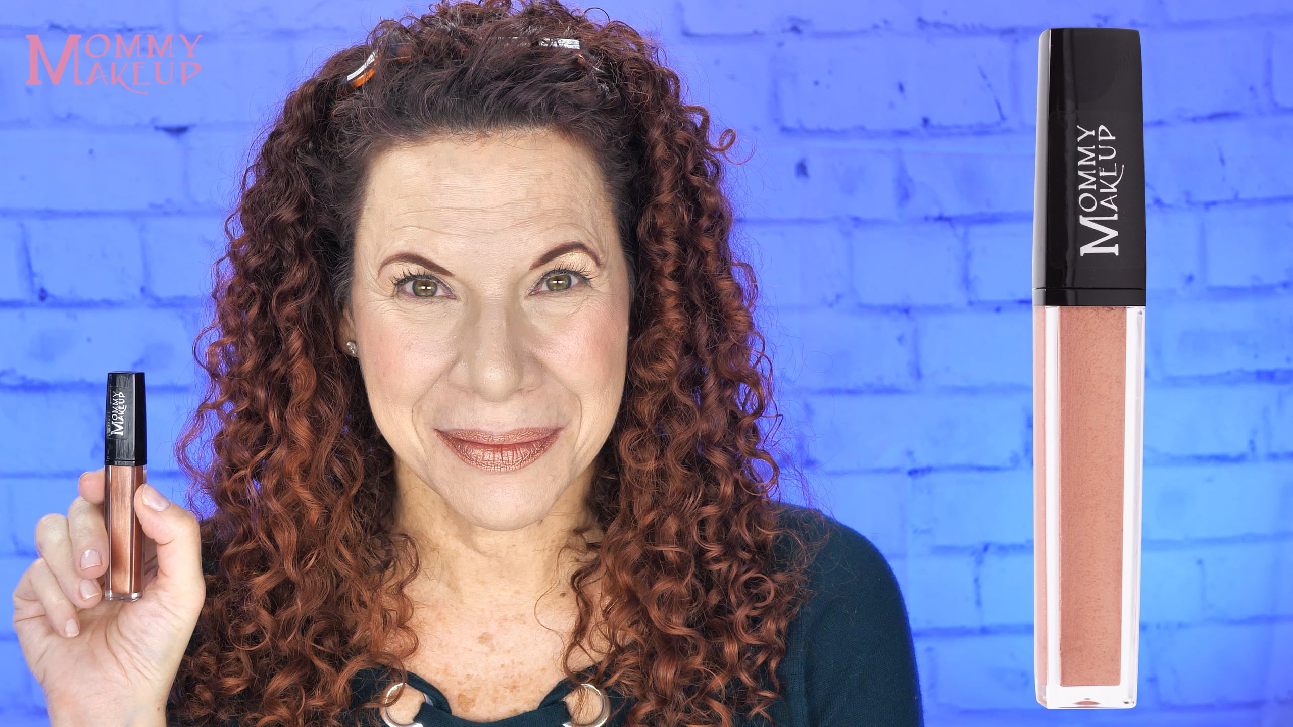 thumbnail video image 2 of Stay Put Matte Lip Cream - Kiss Proof, Transfer Proof, Long Lasting Lipstick by Mommy Makeup (Farrah), 2 of 6