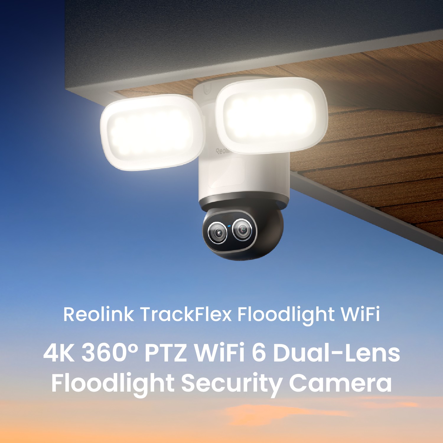 Reolink TrackFlex Floodlight WiFi 4K 360° Dual-Lens PTZ Security