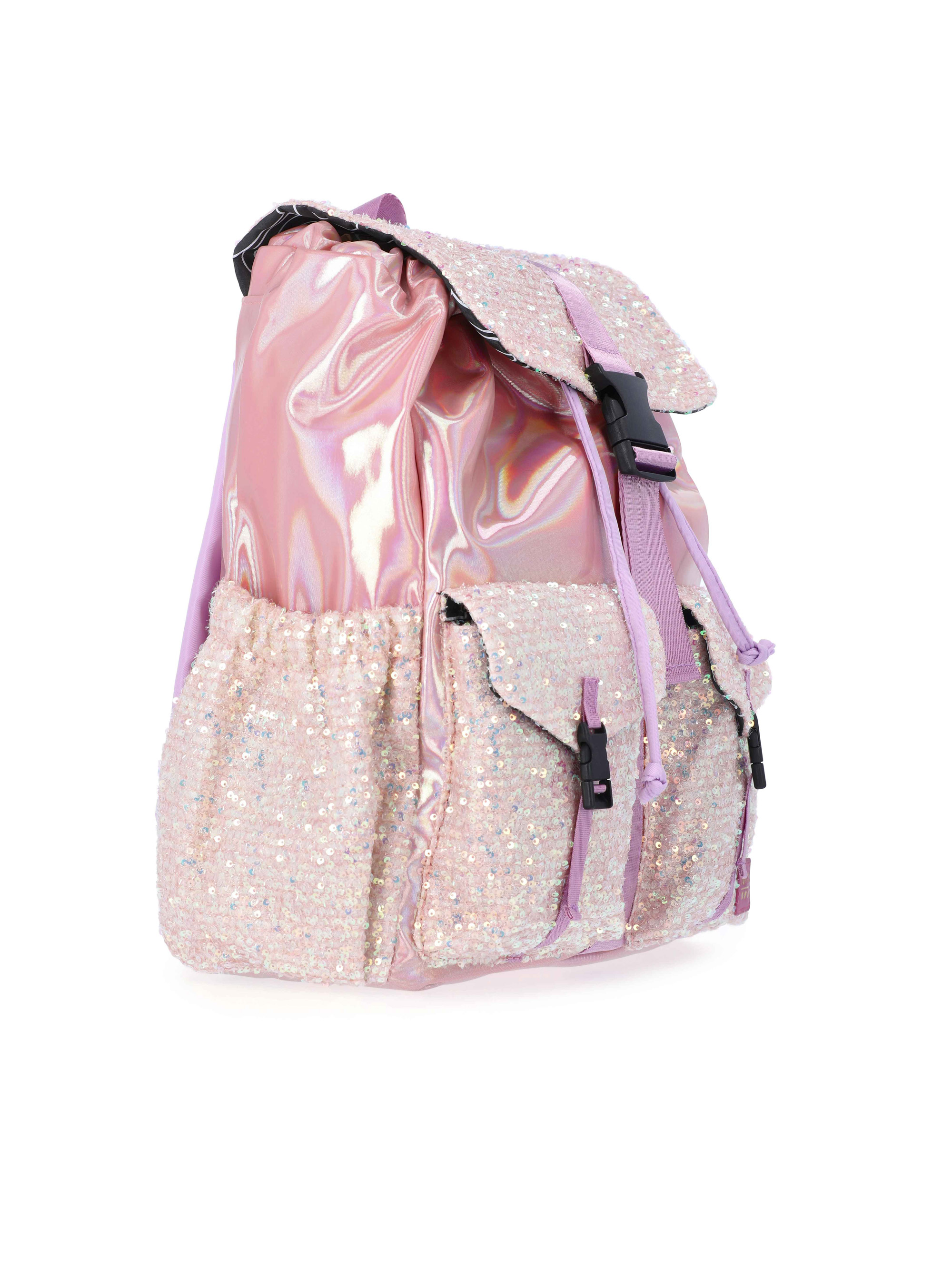 Justice Girls' Sequin Rucksack Backpack - Walmart Business Supplies
