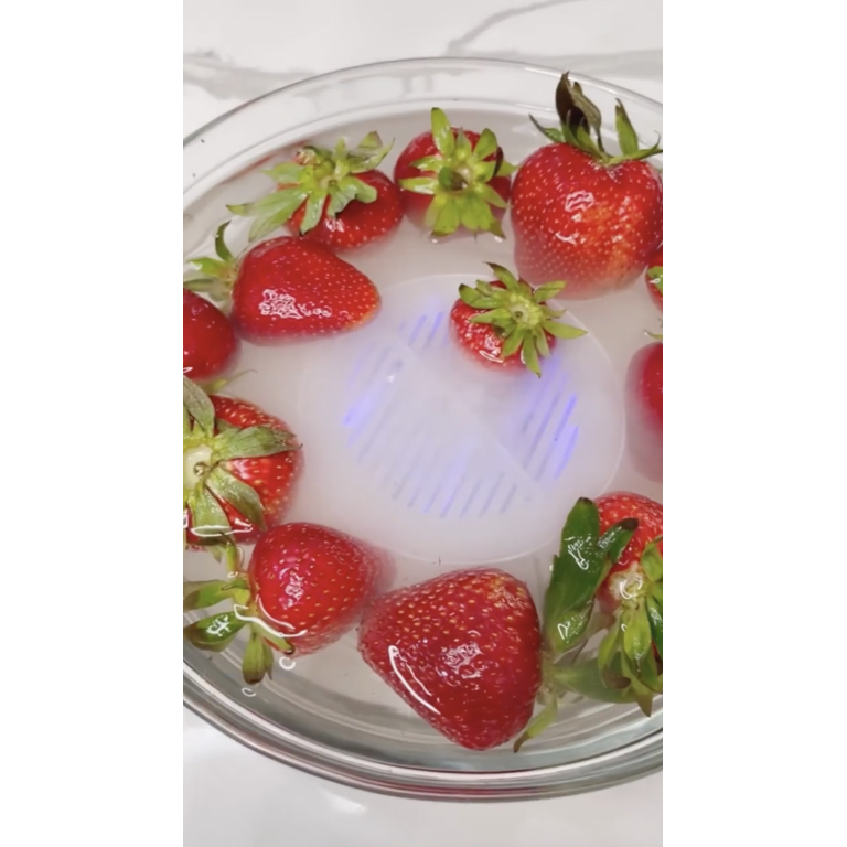 Nettoyeur De Fruits Portable 4400mAh - Laveuse Légumes Et Fruits Étanche Sans Fil Purificateur Alimentaire