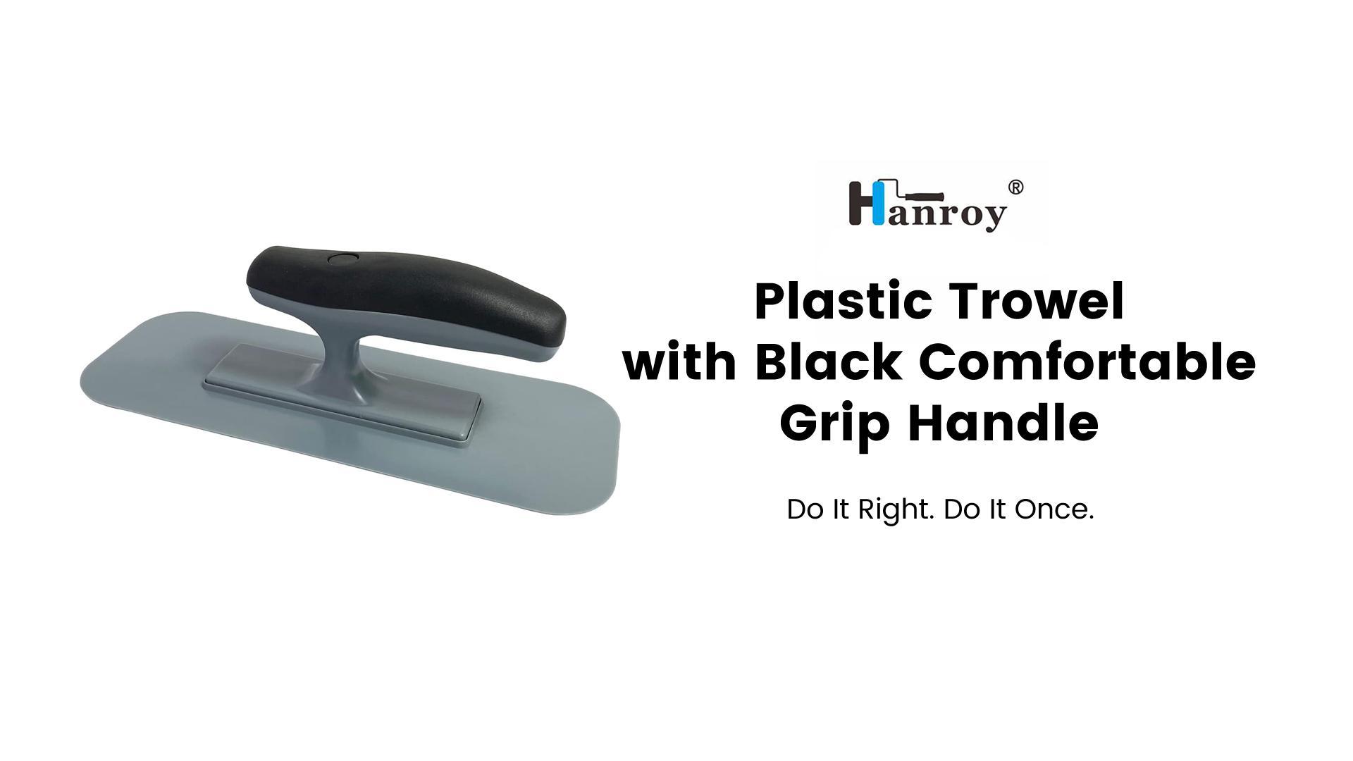Hanroy Plastic Finishing Trowel, 9.4 inch Round End Drywall Trowel for ...