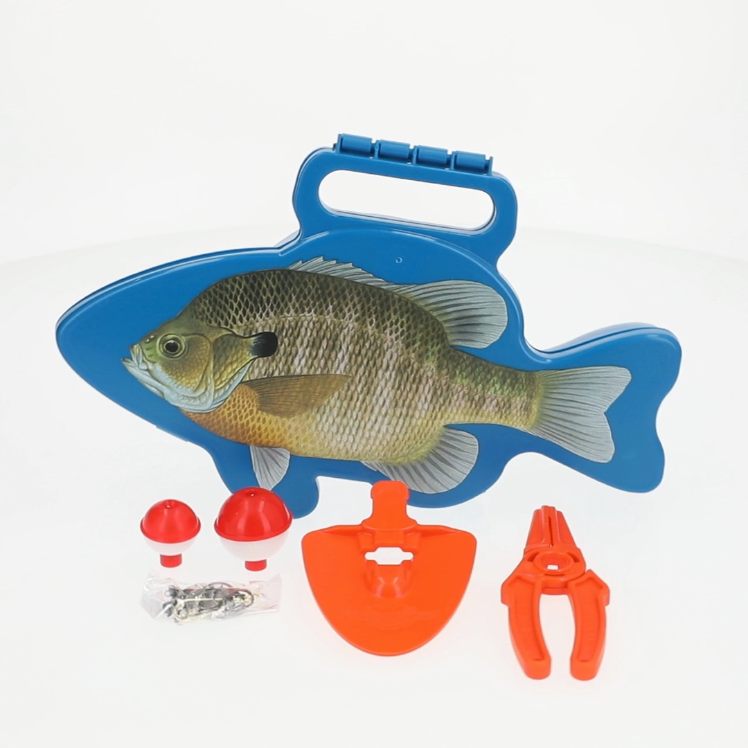Flambeau Outdoors Kids Fishing Tackle Box with 25-Piece Panfish