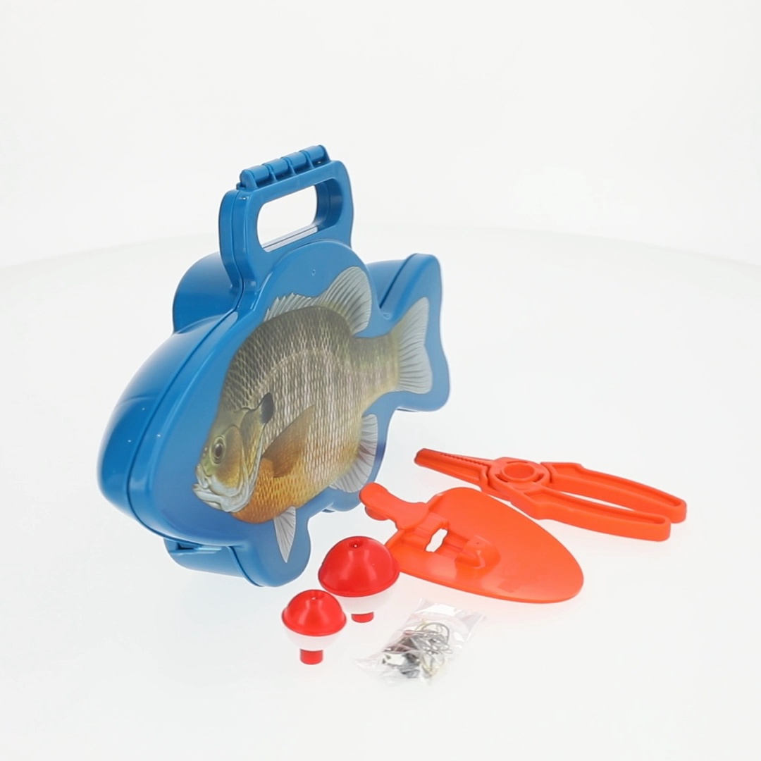 Flambeau Outdoors Kids Fishing Tackle Box with 25-Piece Panfish