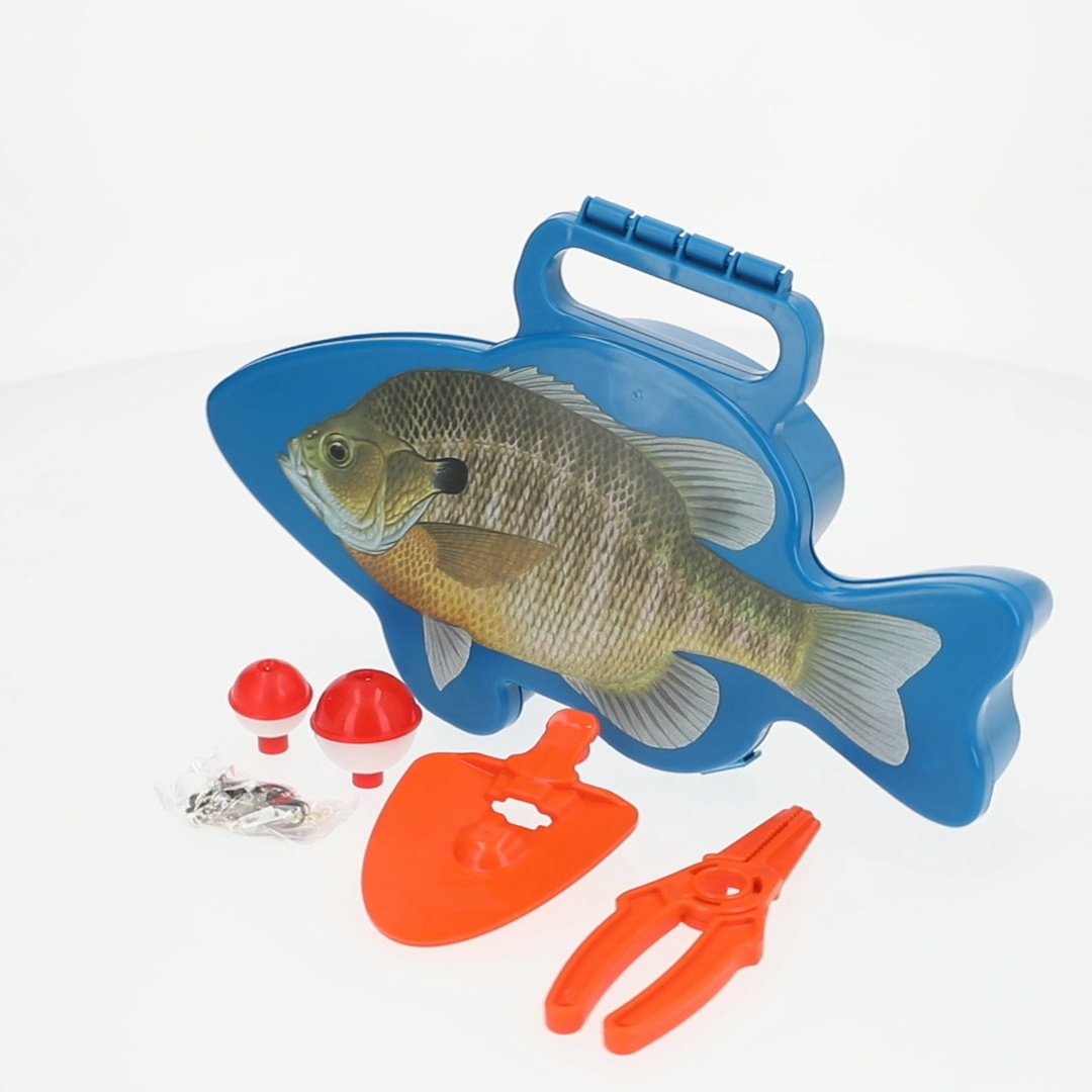 Flambeau Outdoors Kids Fishing Tackle Box with 25-Piece Panfish