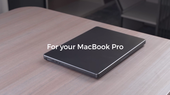 thumbnail video image 2 of Case Compatible with MacBook Pro 14 inch M5 2026-2021 M4 M3 M2 M1 Pro/Max Chip, Hard Shell Cases- Matte Black, 2 of 8