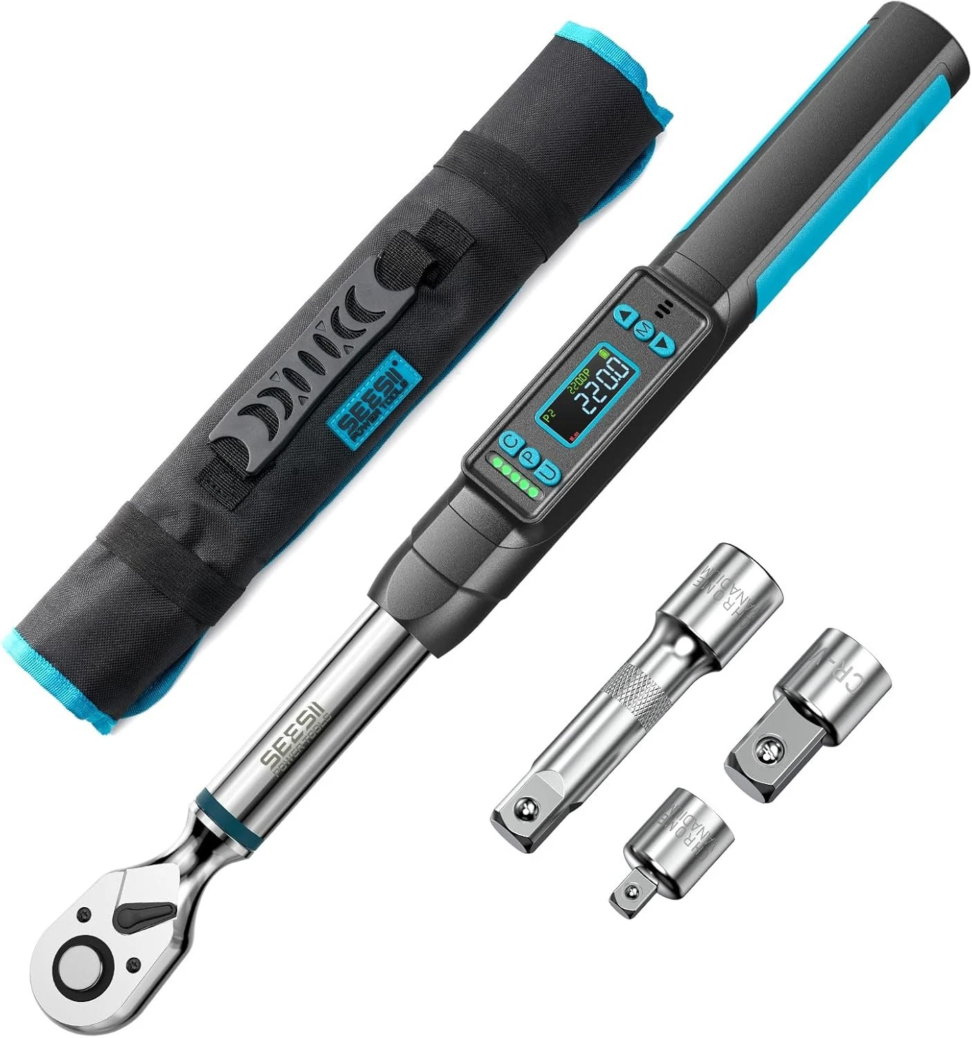 Seesii, Digital Torque Wrench, 3/8