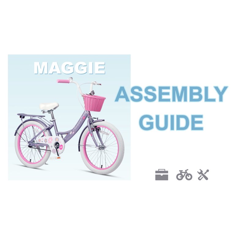 Glerc Maggie 20 Inch Girls Bicycle, Princess Style with Doll-Seat