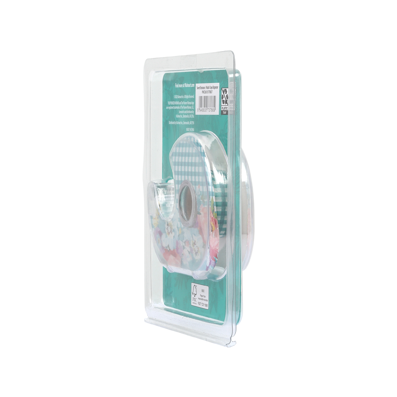 Pioneer Woman Washi Tape Dispenser Sweet Romance Plastic Clear New