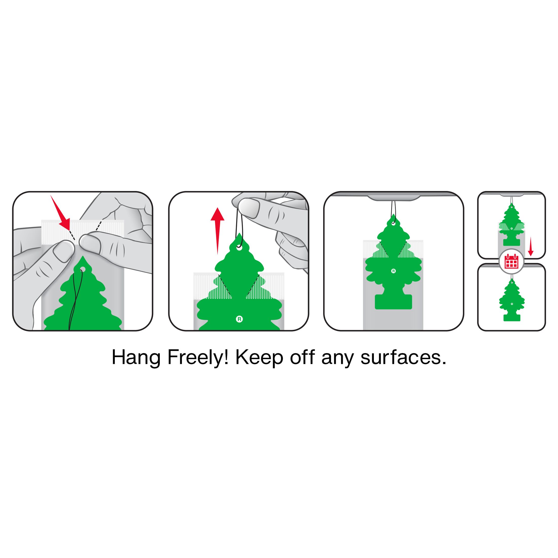 thumbnail video image 2 of Little Trees Air Fresheners Royal Pine Fragrance 3-Pack, 2 of 12