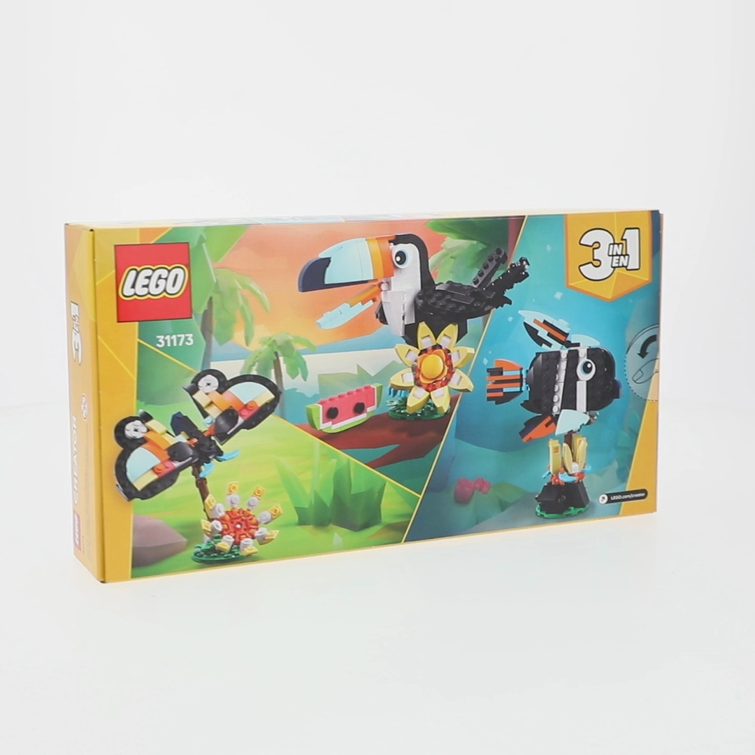 LEGO, Creator 3 in 1 Wild Animals Tropical Toucan Building Toy