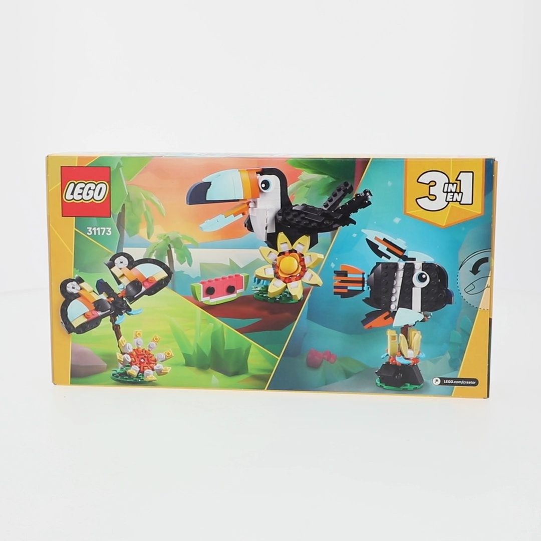 LEGO Creator 3 in 1 Wild Animals: Tropical Toucan Building Toy for