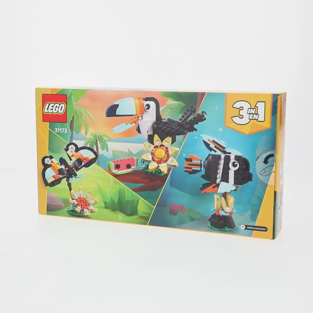 LEGO, Creator 3 in 1 Wild Animals Tropical Toucan Building Toy