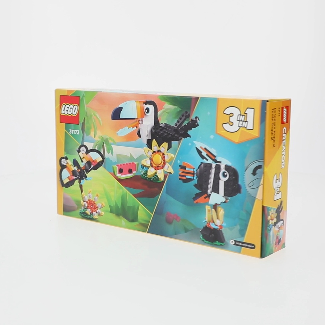 LEGO Creator 3 in 1 Wild Animals: Tropical Toucan Building Toy for