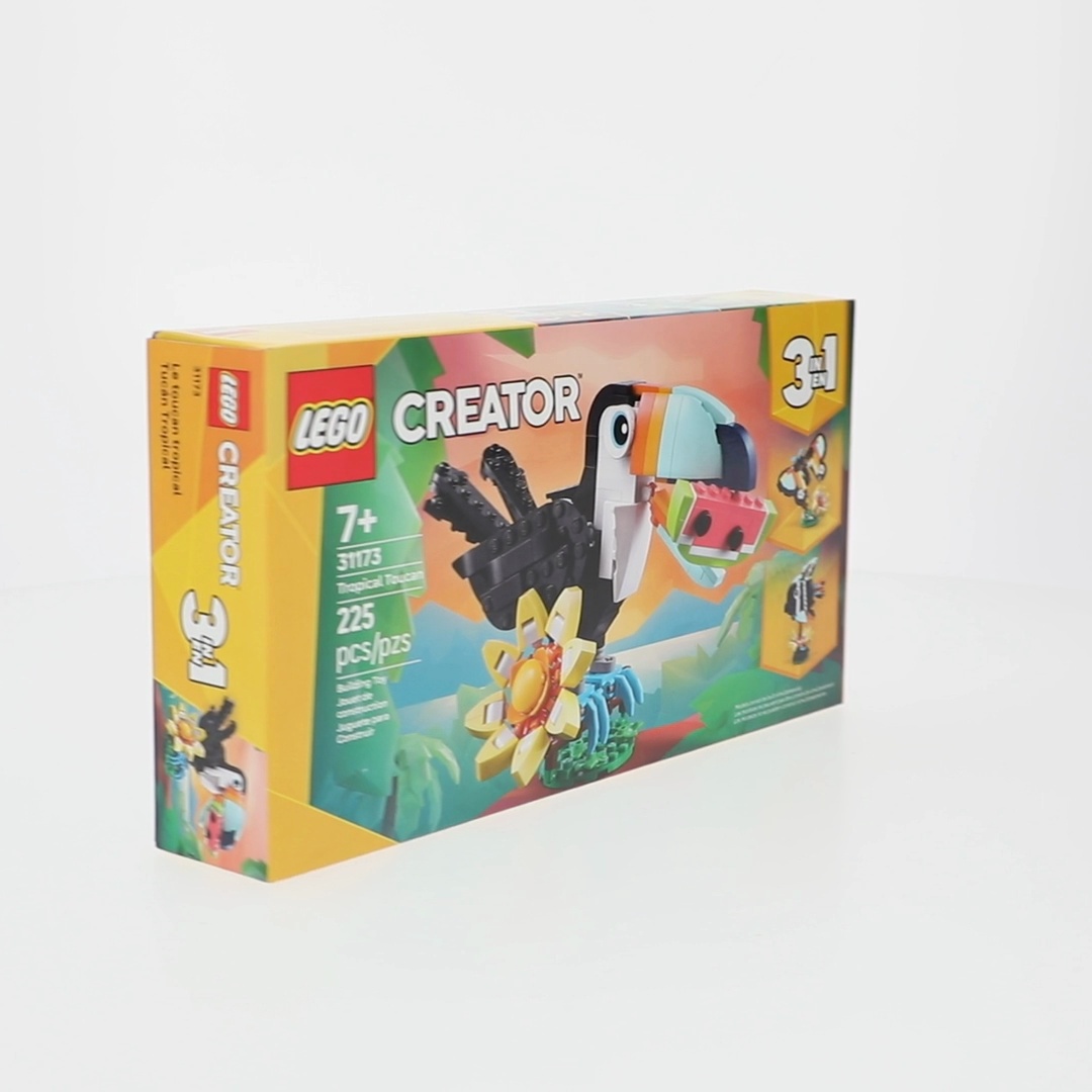 LEGO, Creator 3 in 1 Wild Animals Tropical Toucan Building Toy