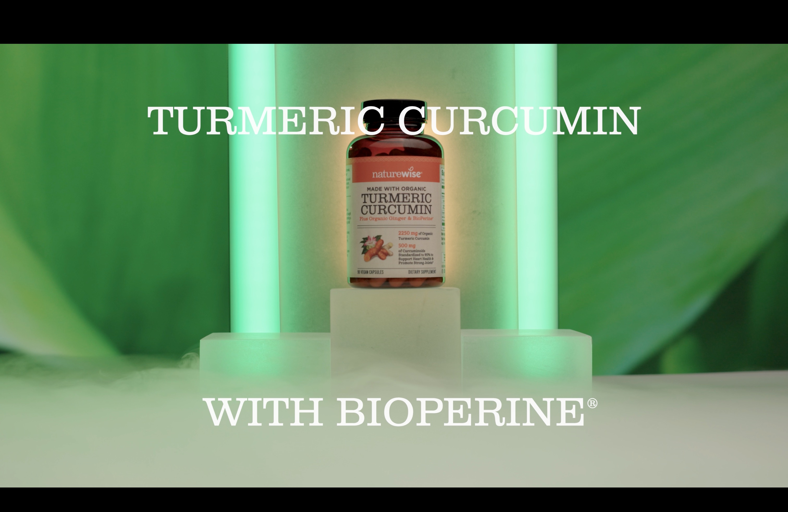 thumbnail video image 2 of NatureWise Curcumin Turmeric 2250mg + Black Pepper & Ginger - 90 Capsules[30-Day Supply], 2 of 12