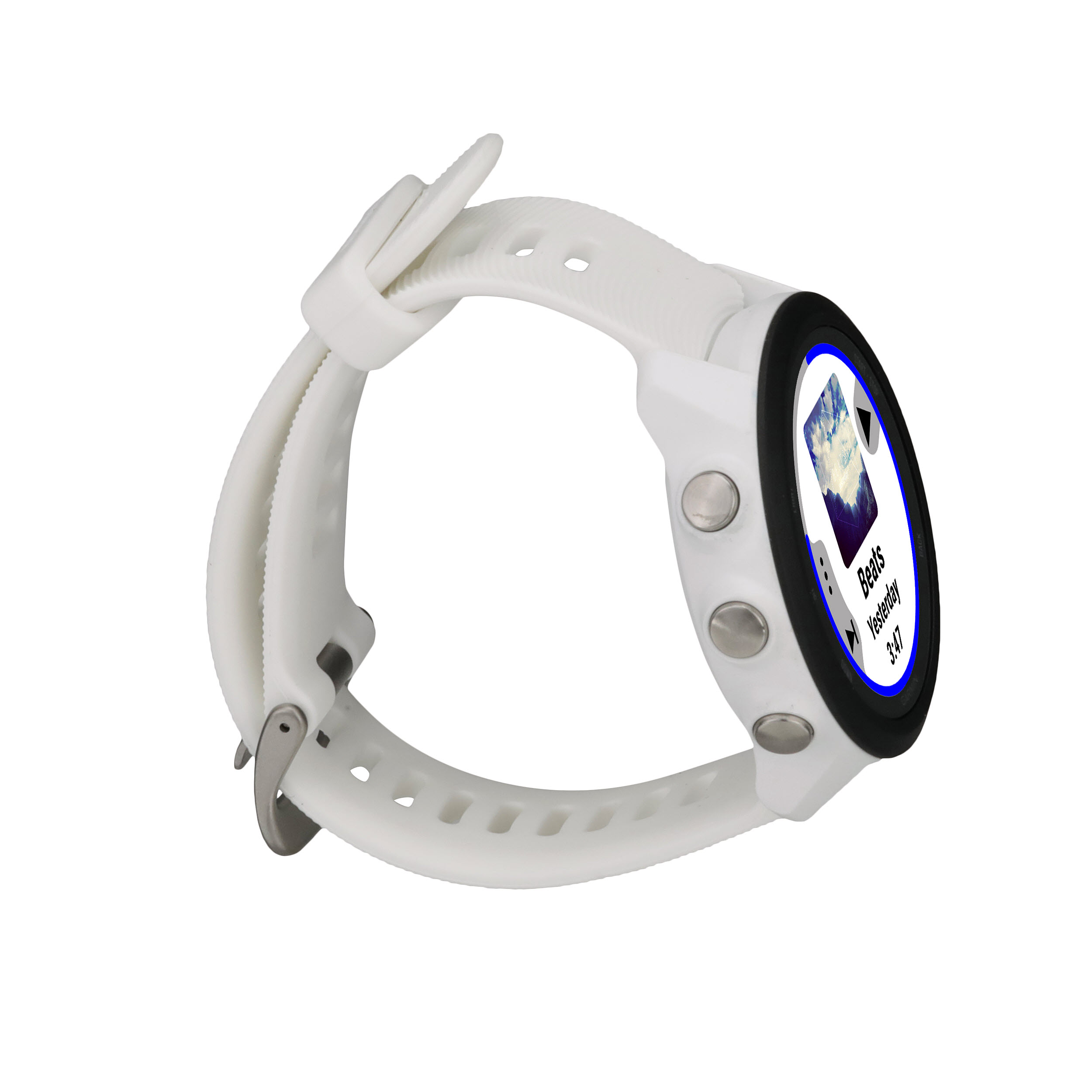 Garmin Forerunner 245 Music GPS Smartwatch in White Garmin Forerunner 245 Music GPS Smartwatch in White