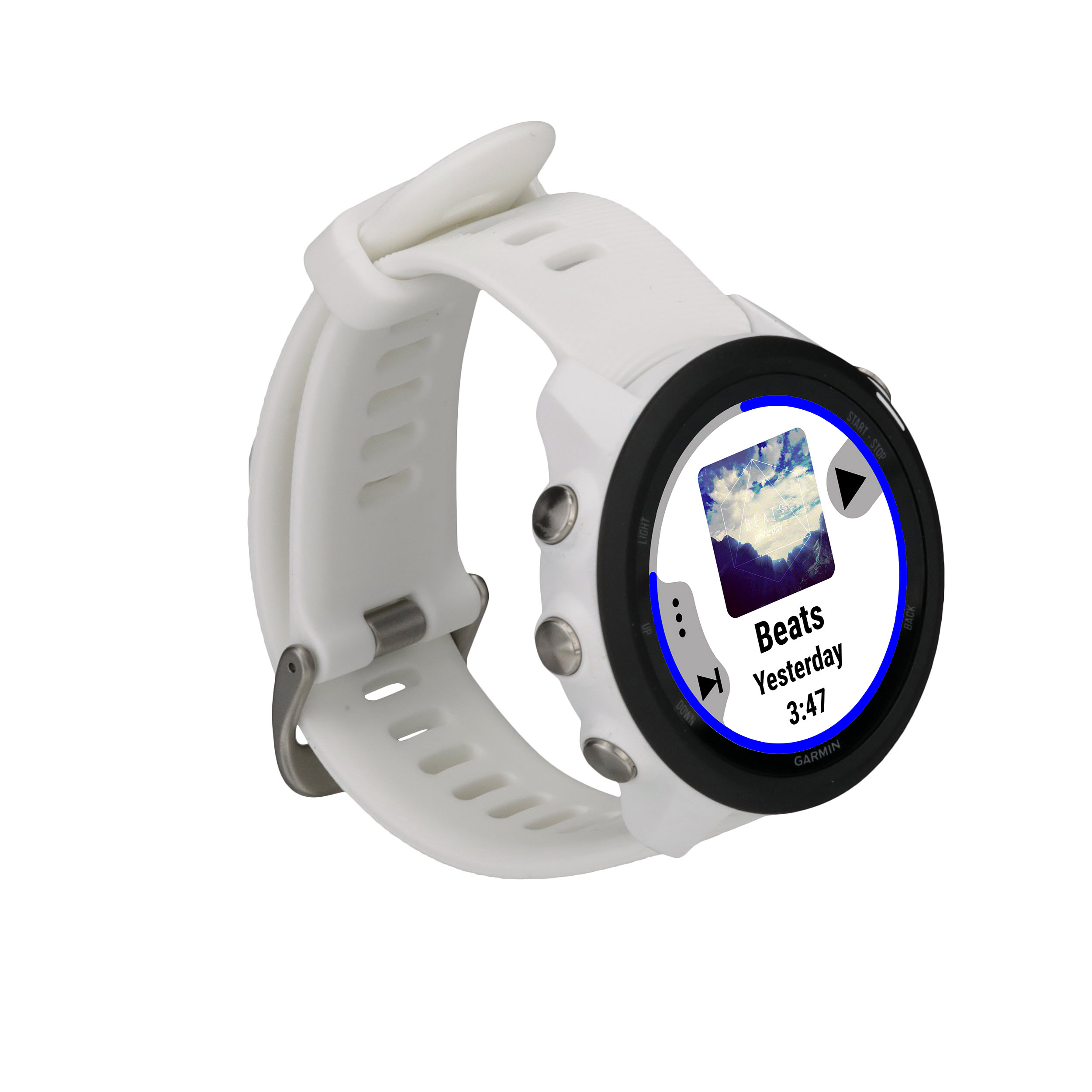Garmin Forerunner 245 Music GPS Smartwatch in White - Walmart.com