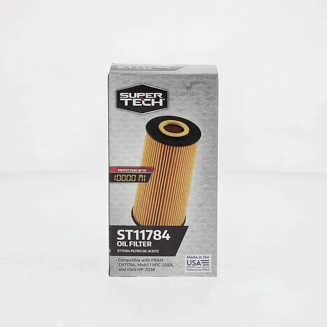 Super Tech, Oil Filter, ST11784, 10K mile for Audi and Volkswagen