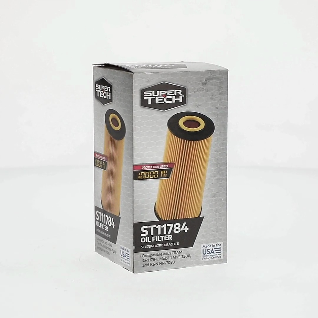 Super Tech, Oil Filter, ST11784, 10K mile for Audi and Volkswagen