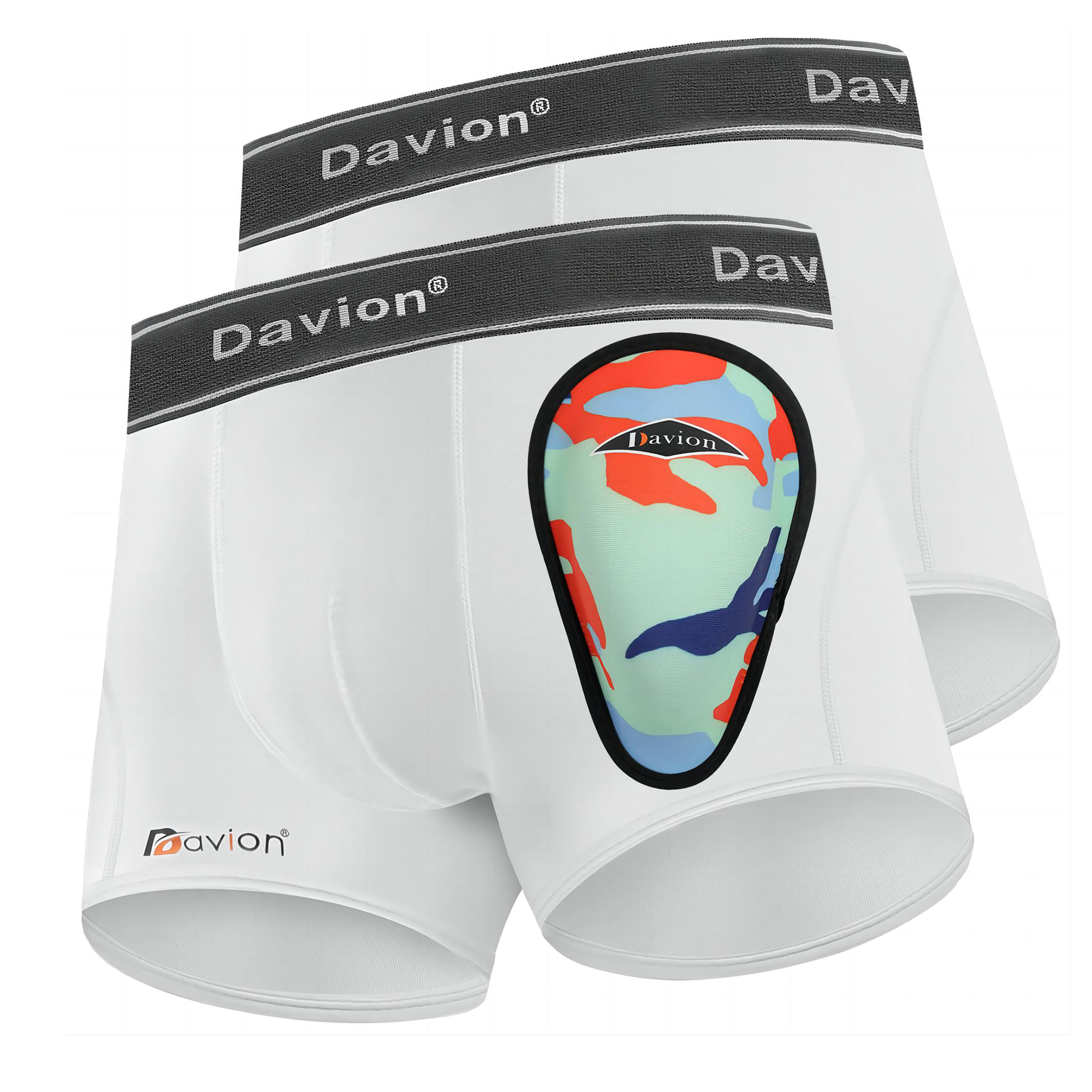 thumbnail video image 2 of Davion Youth Boys Baseball Cup Underwear with Soft Protective Athletic Cup Compression Shorts for Baseball,Football, Lacrosse(Light Grey-M), 2 of 6