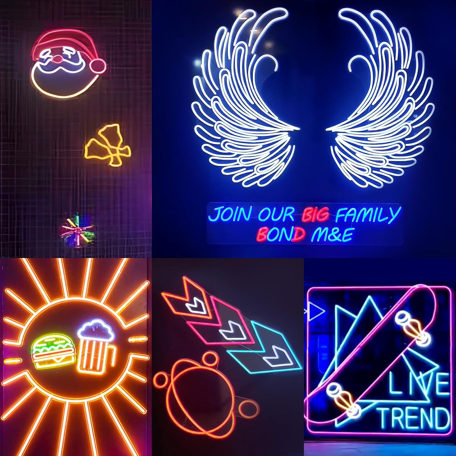 100ft LED Neon Rope Lights, IP65 Waterproof, 5V Low Voltage Flexible ...