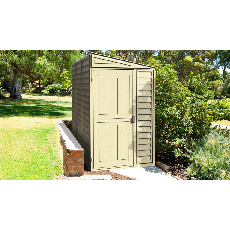 Duramax Sidemate 4x8 ft. Durable Vinyl Resin Outdoor Shed with