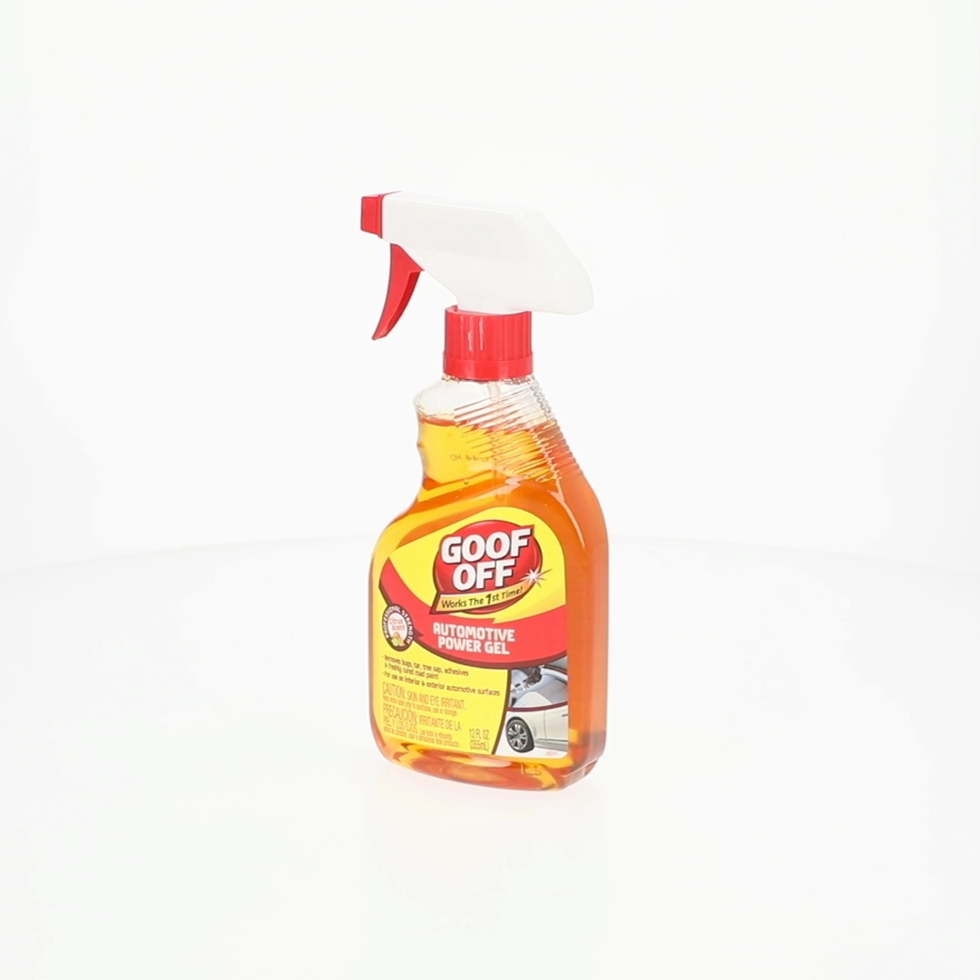 Goof Off Automotive Power Gel, 12 oz., Removes Stickers, Tape