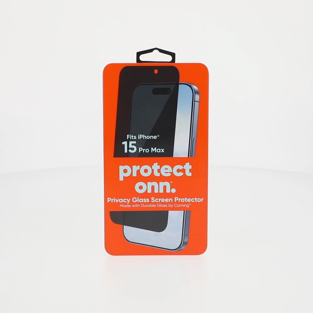Protection écran En Verre Trempé Corning Pour IPhone 15 Pro Max - ONN Protect, Anti-rayures Et Anti-éclats