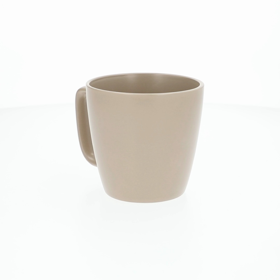 4 pack) Mainstays Alessandra 14 oz Matte Brown Stoneware Mug