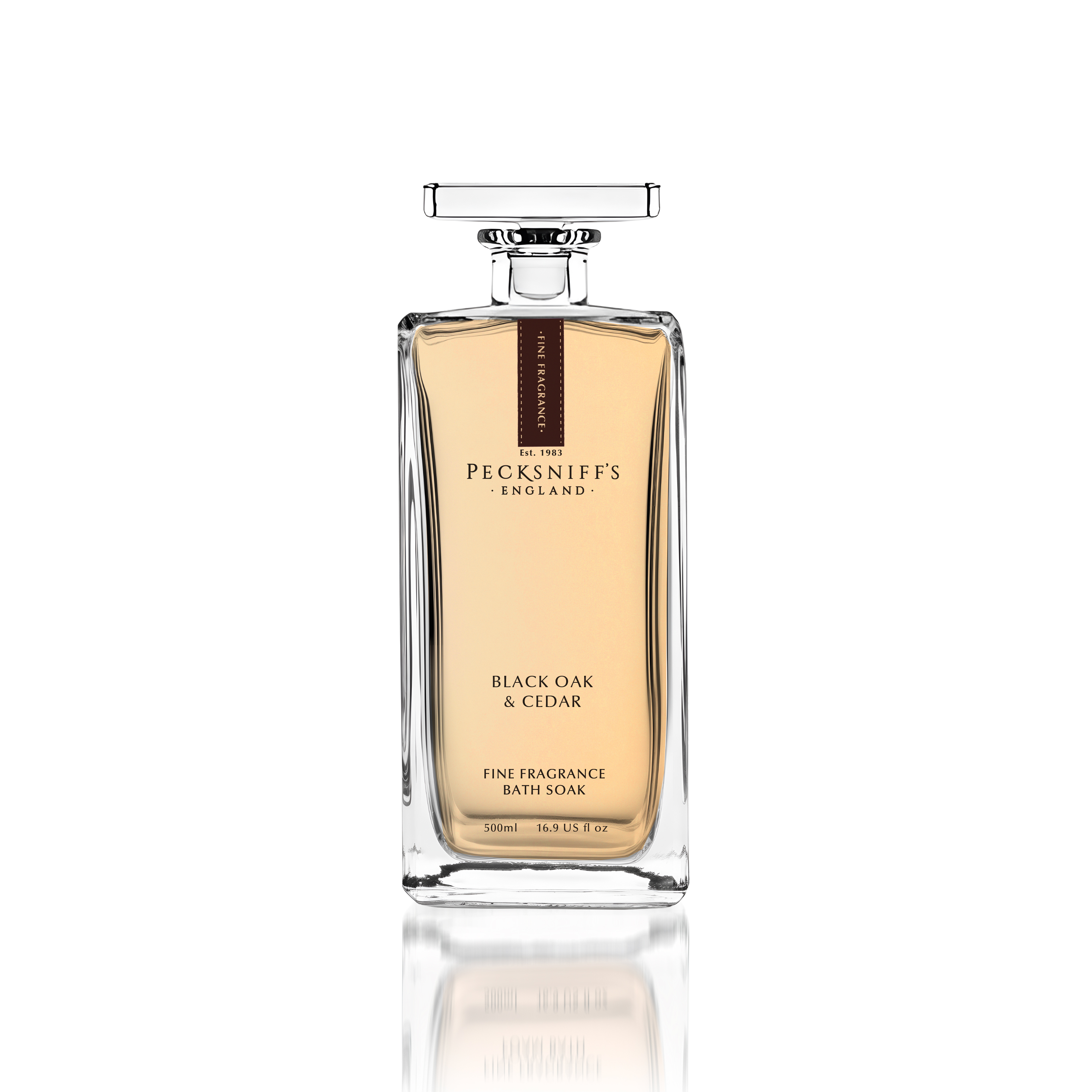 thumbnail video image 2 of Pecksniffs Prestige Black Oak & Cedar Bath Soak Decanter | 500ml/16.9 Fl Oz, 2 of 8