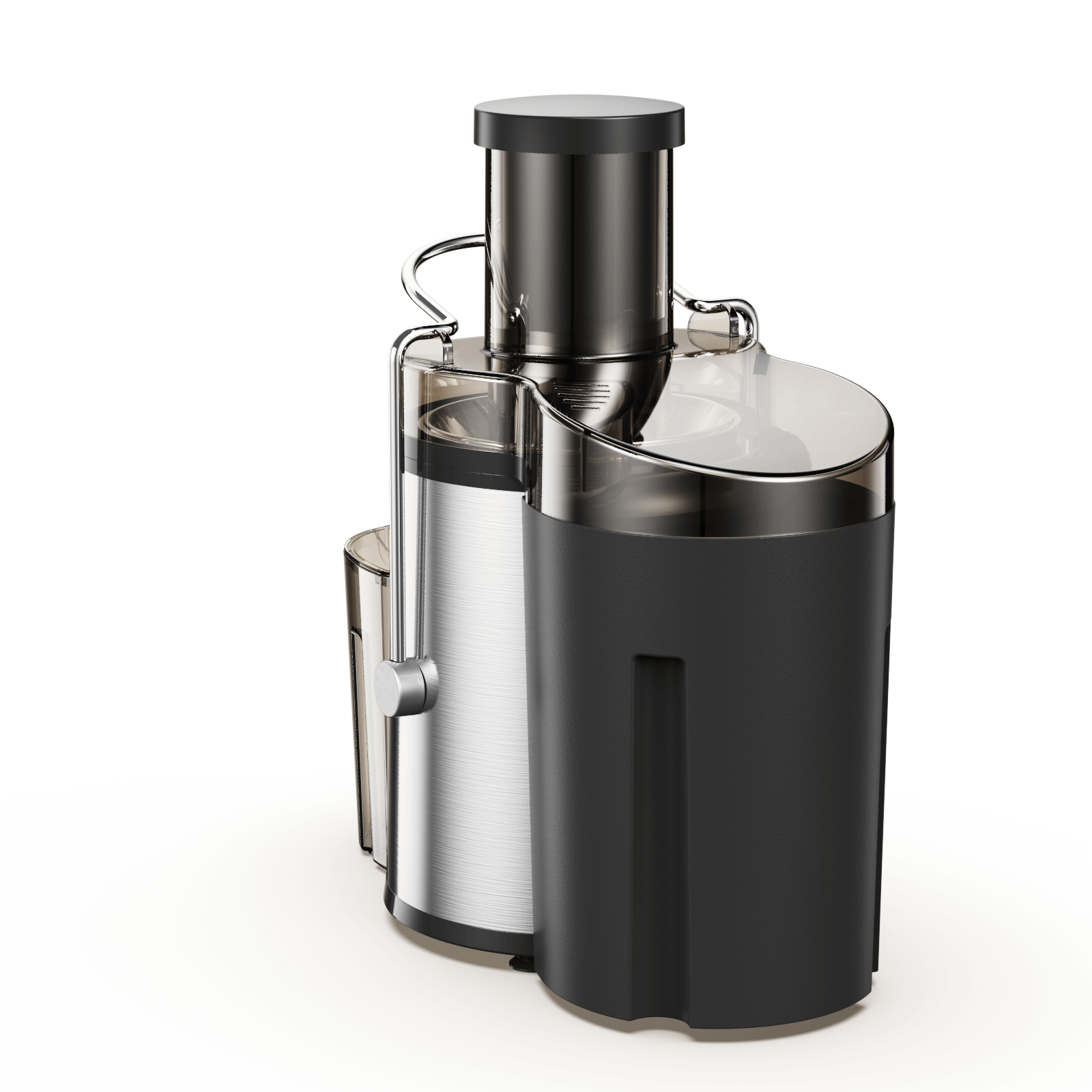 Qcen Juicer Machine, 500W Stainless Steel with 3