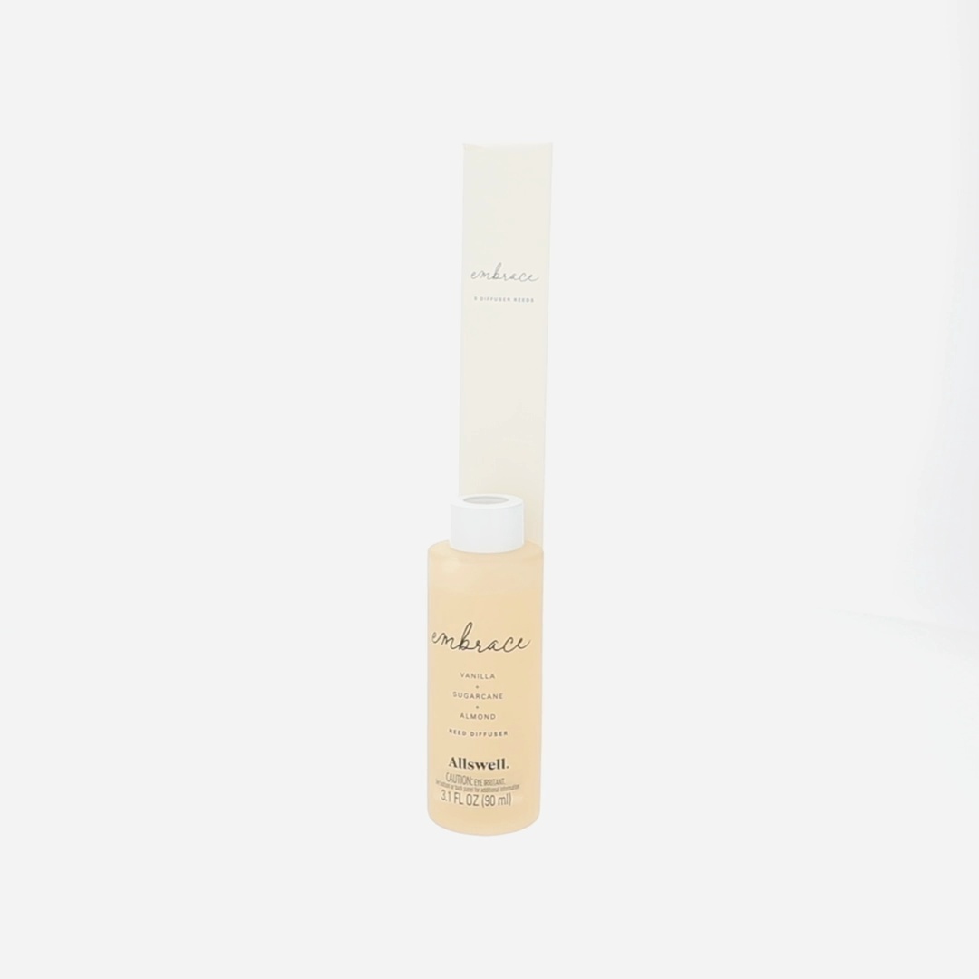 Allswell Embrace Scented Reed Diffuser Vanilla Sugarcane Almond 3