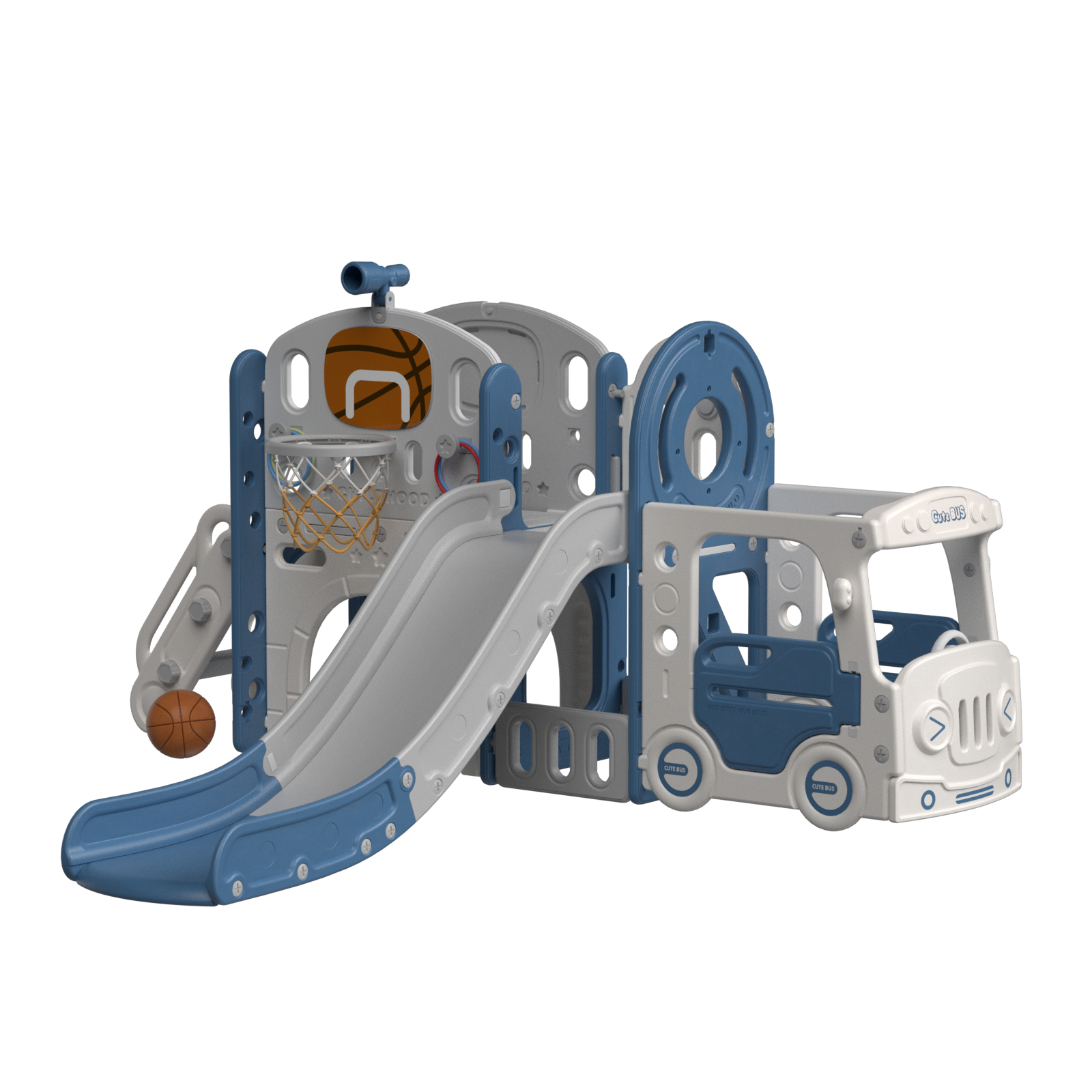 XJD 10-in-1 Toddler Slide & Climbing Toys, Outdoor Baby