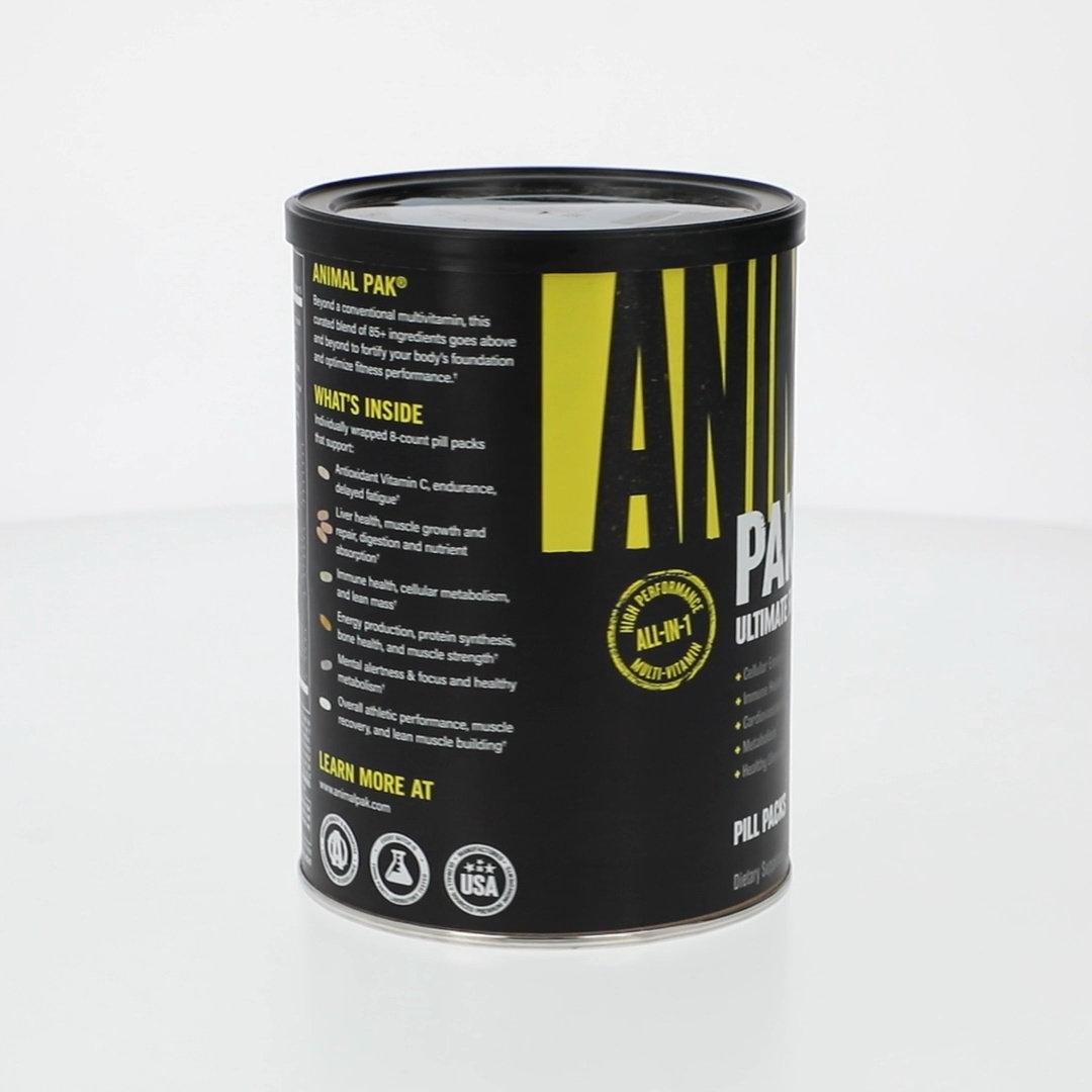 2 pack) Animal Pak All-in-One Sports Nutrition Multivitamin for