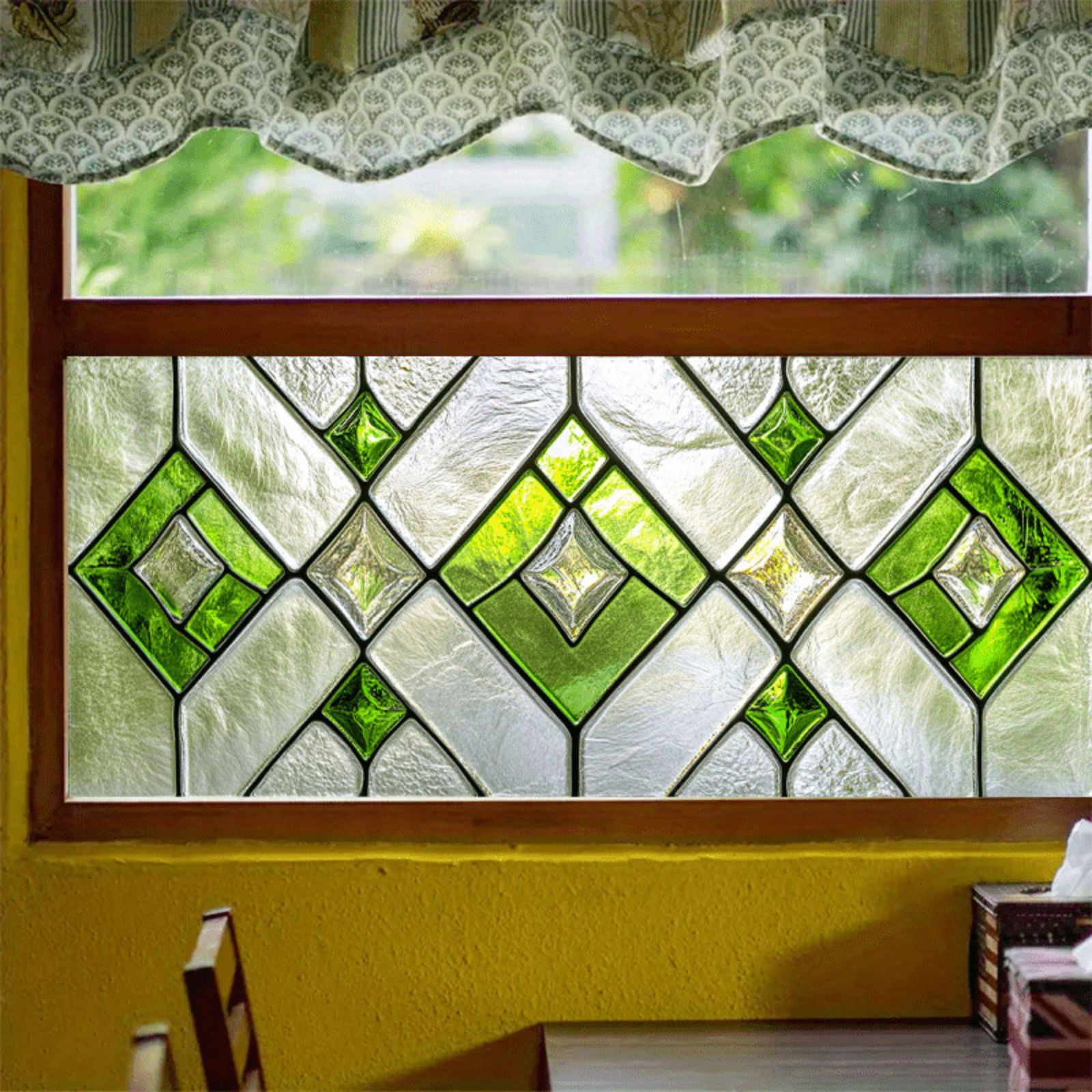 thumbnail video image 2 of Minimalist Translucent PVC Window Cling,PVC Light Filtering Static Decal for Home Kitchen Bathroom & Office, 17 x 39 Inches, 2 of 6