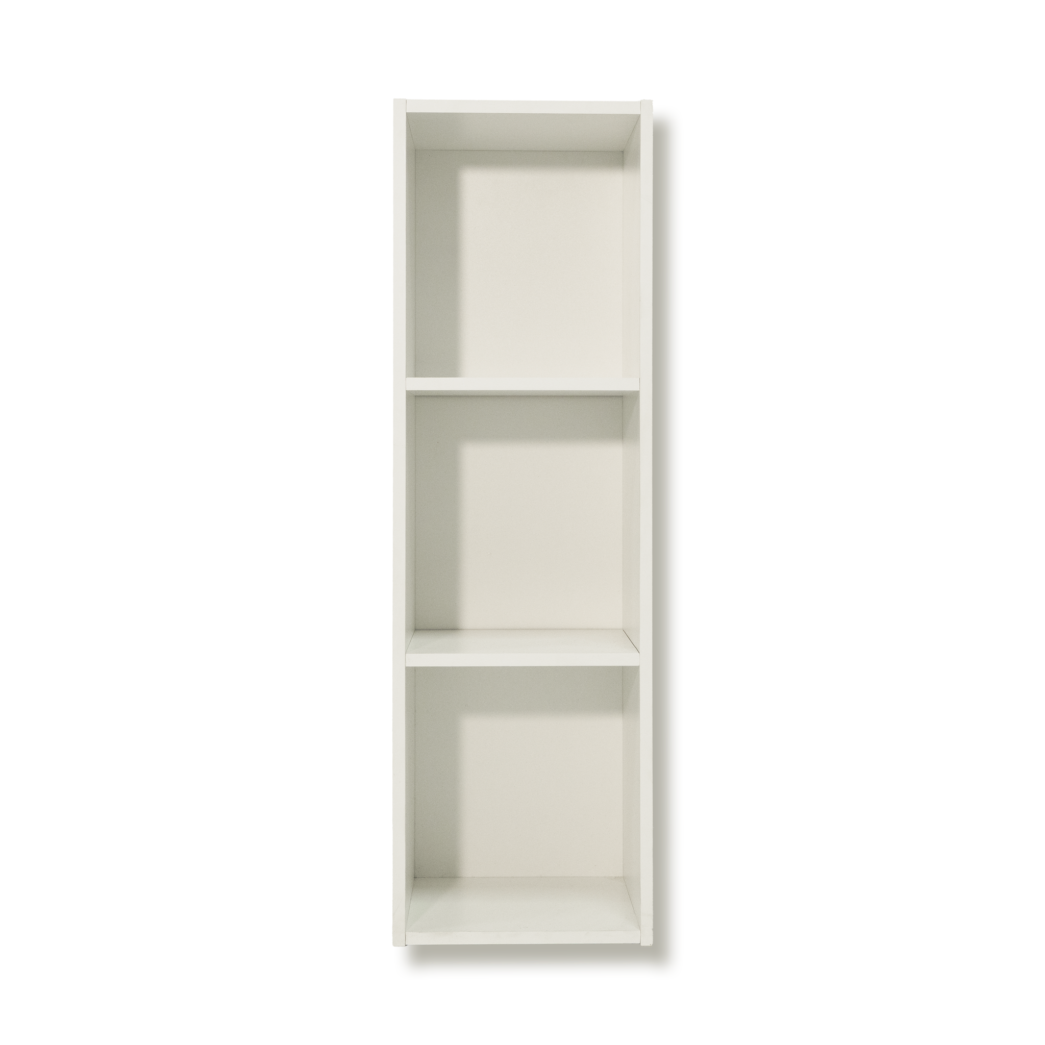 thumbnail video image 2 of Mifurn 3-Tier Bookshelf Open Shelf Bookcase, White, 2 of 12