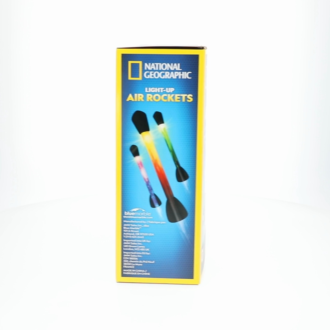 Free Shipping! National Geographic Light Up Air Rockets Set for